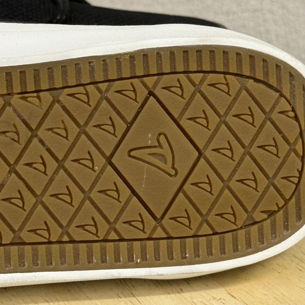 Sperry Crest Vibe Knit Black Sneakers Womens 8.5 Low Top Casual Shoes 109155